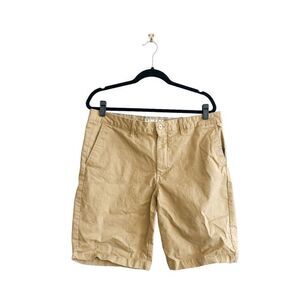 Tony Hawk Men's Chino Shorts Reflex Stretch Flat Front Gold Size 38